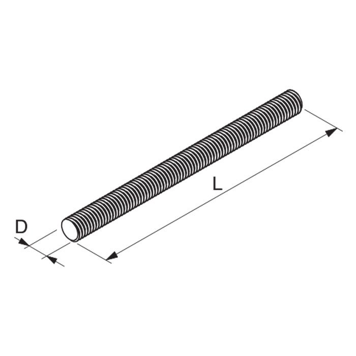 صراحة بيتزا انتفاخ  Závitová tyč 8.8 ZB M16/2m DIN 975 | Metalfix